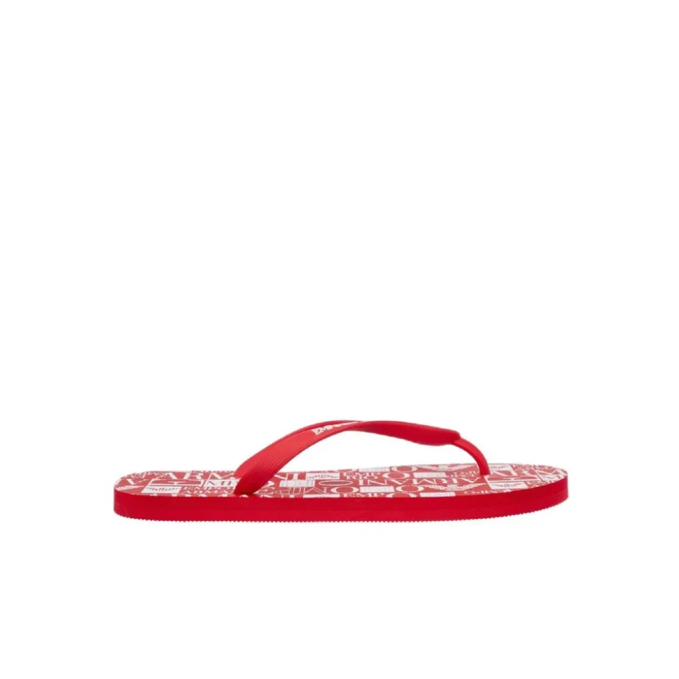 Czerwone Flip Flops XVQS01XN122Q736