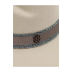 Dekorowany Bawełniany Kapelusz Grosgrain