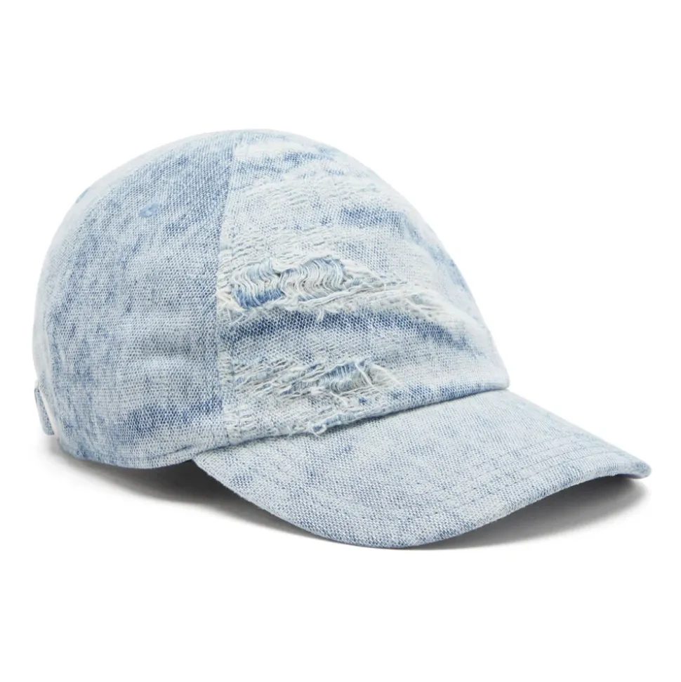 Denim Baseball Cap Efekt Postarzany