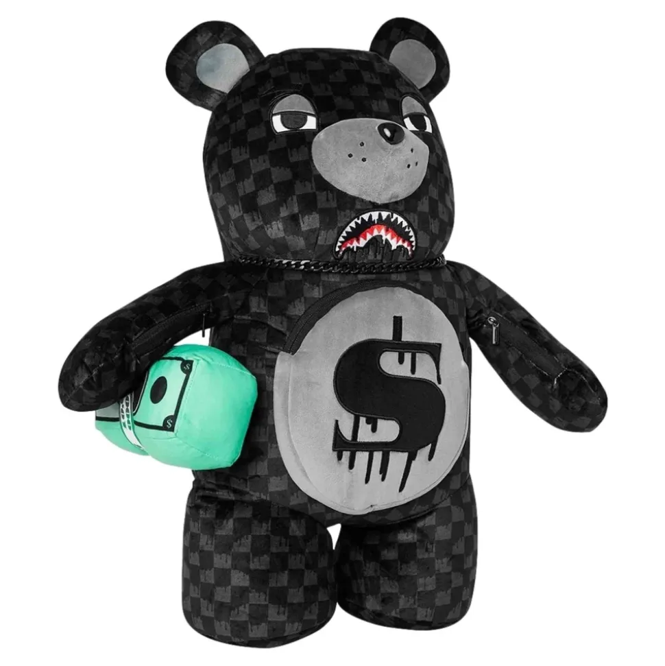 Dripping Sharks in Paris Moneybear Teddy Bear Backpack