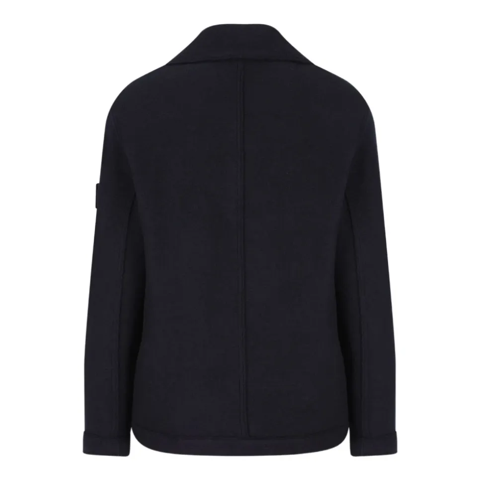 Dwurzędowy Płaszcz Pea Coat
