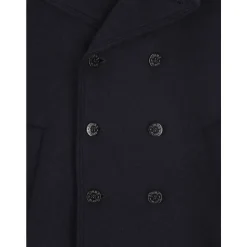 Dwurzędowy Płaszcz Pea Coat