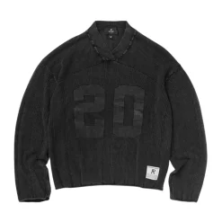 Dzianinowa bluza Varsity z długim rękawem