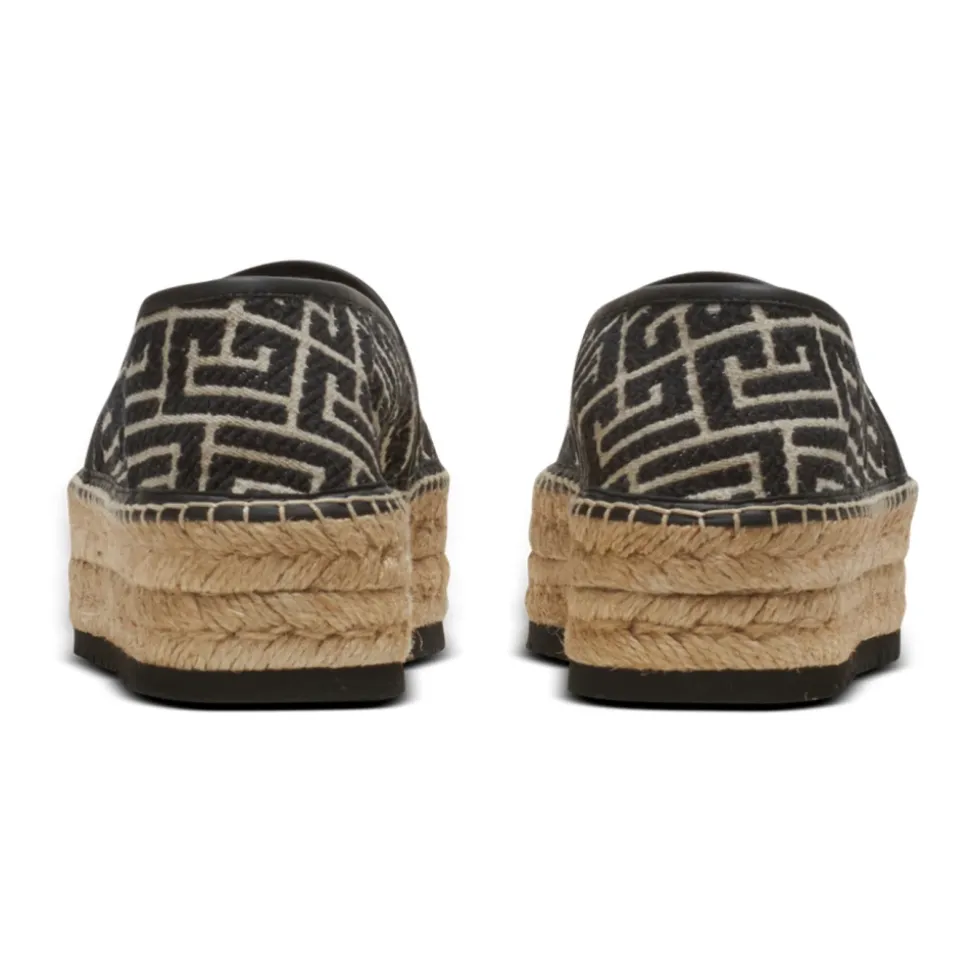 Espadryle Alex z żakardowym monogramem