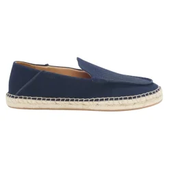 Espadryle ze skóry zamszowej z podeszwą środkową z juty