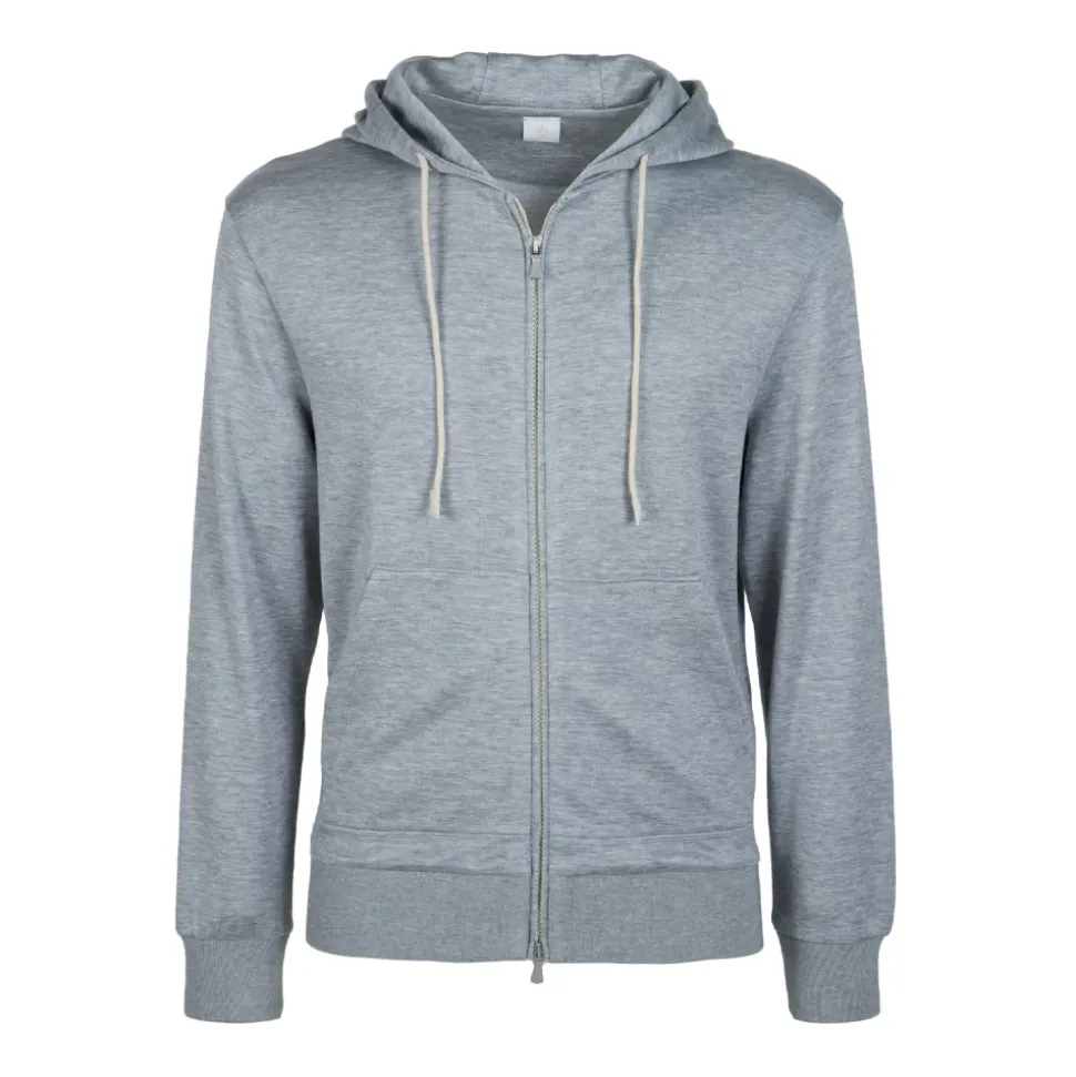 Felpa Full Zip Cappuccio