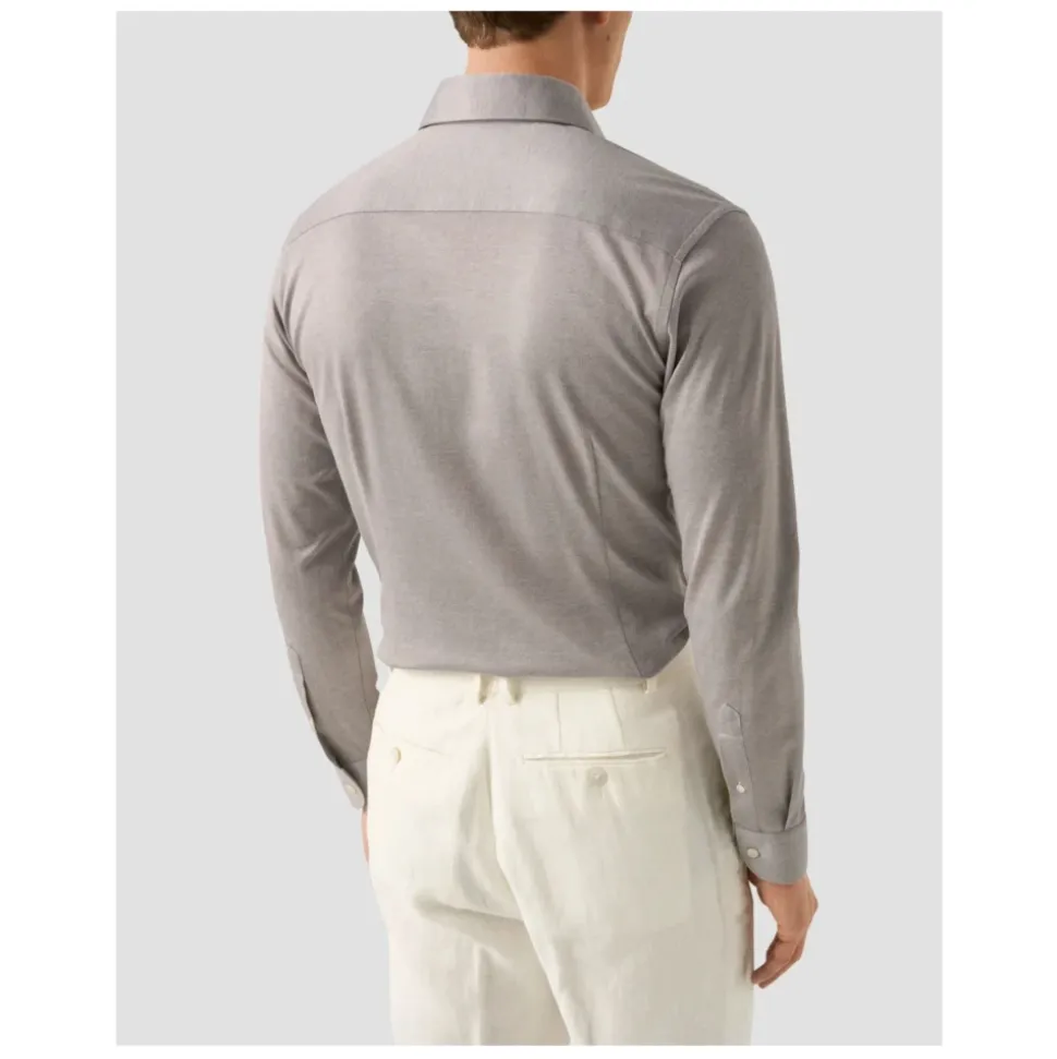 Filo di Scozia Jacquard Knit Shirt