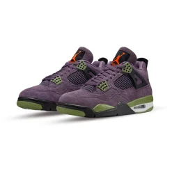Fioletowe Retro 4 Sneakersy