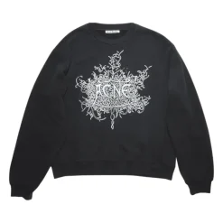 Fluorescencyjna Czarna Bluza z Logo