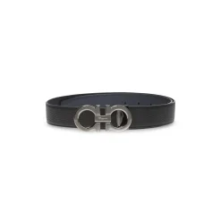 Gancini Reversible Leather Belt