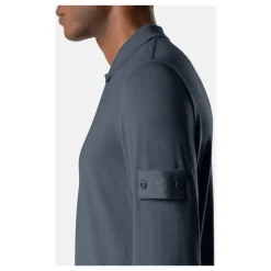 Ghost Piece Long-sleeve Polo Sweater