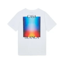 Gradient Casa Logo T-Shirt Biały