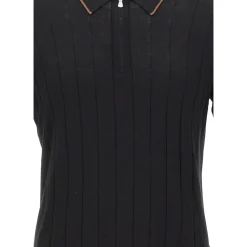 GRAN SASSO T-shirty i Polo CZARNY