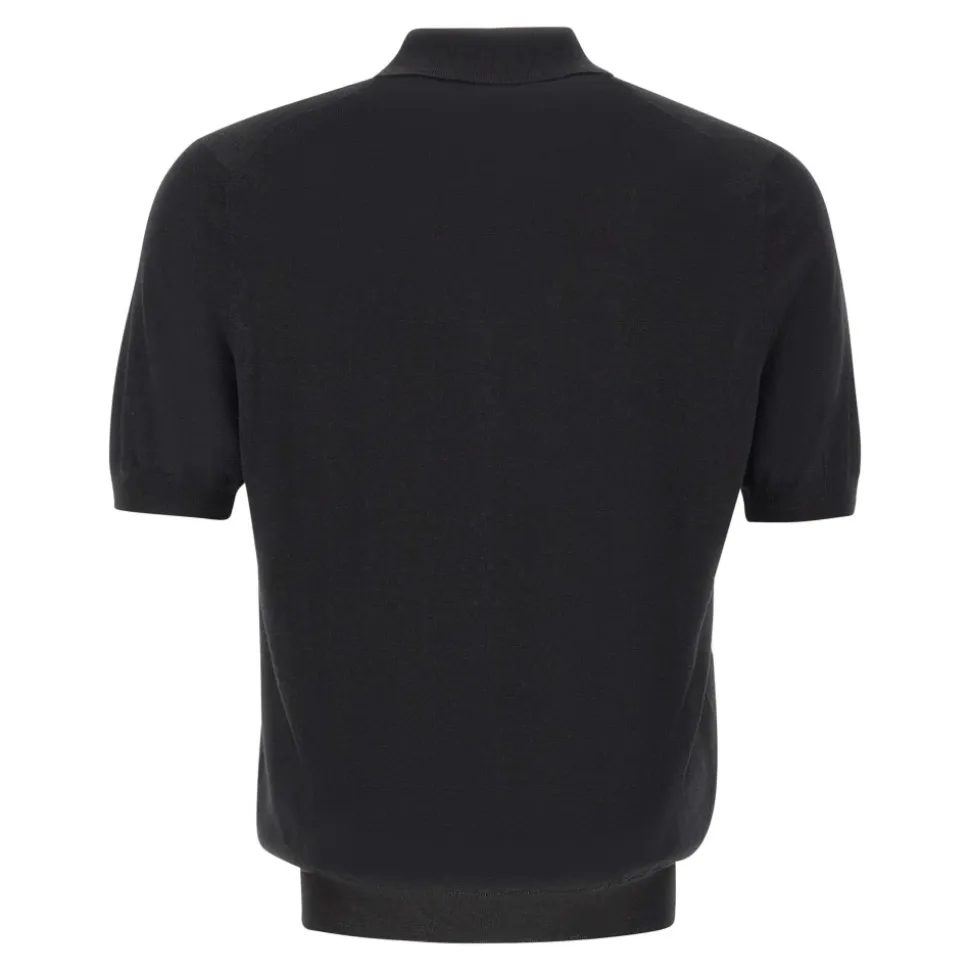 GRAN SASSO T-shirty i Polo CZARNY