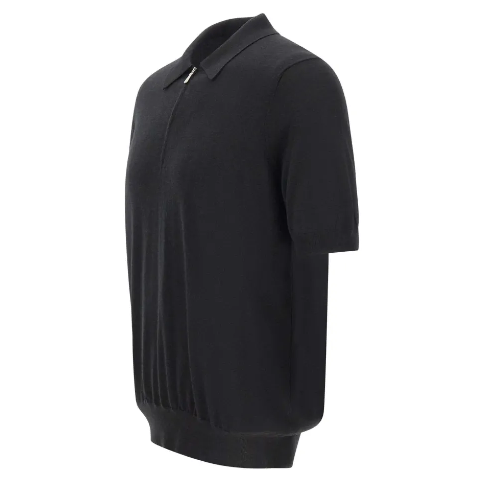 GRAN SASSO T-shirty i Polo CZARNY