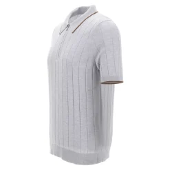 GRAN SASSO T-shirty i Polo SZARY