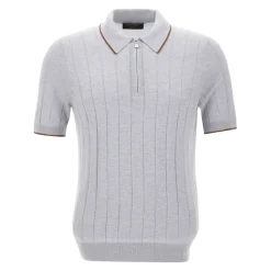 GRAN SASSO T-shirty i Polo SZARY