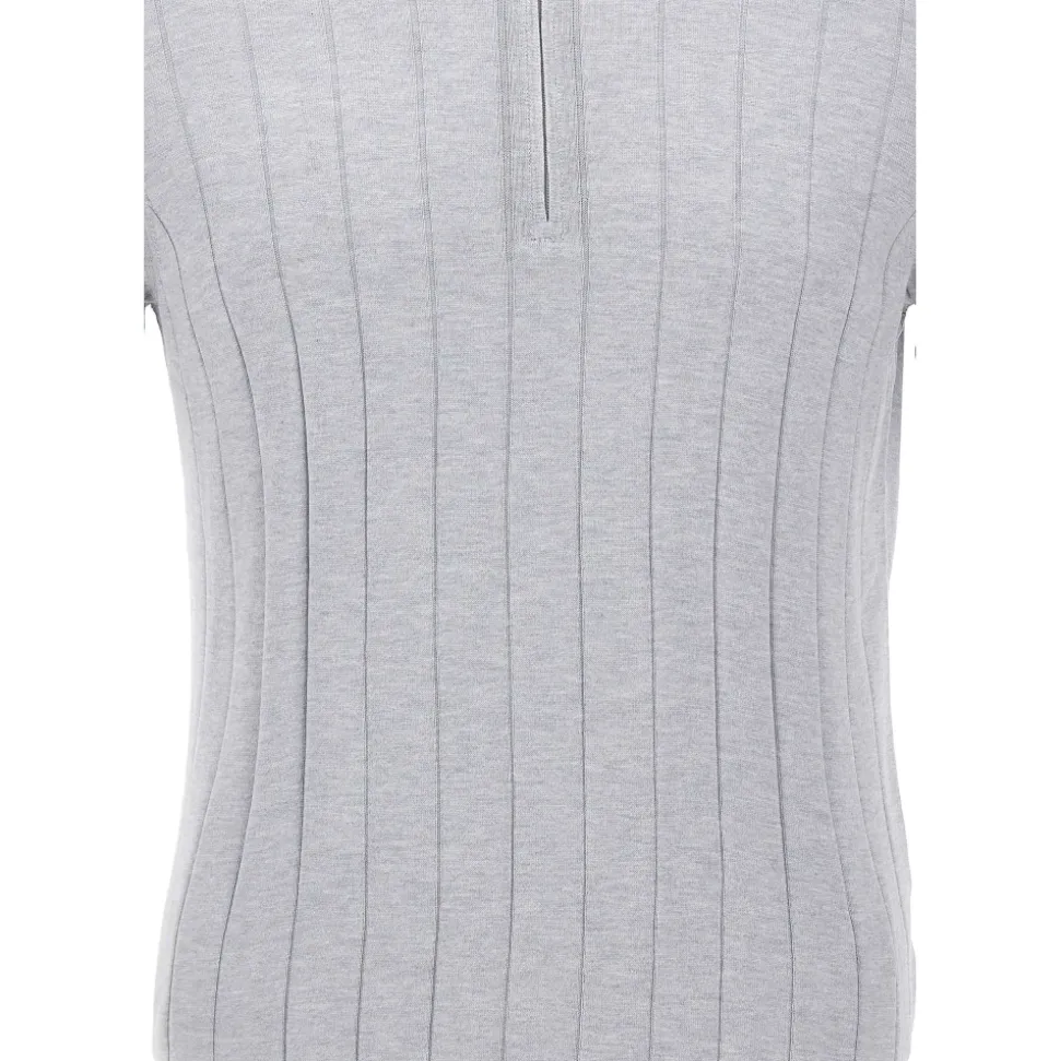 GRAN SASSO T-shirty i Polo SZARY