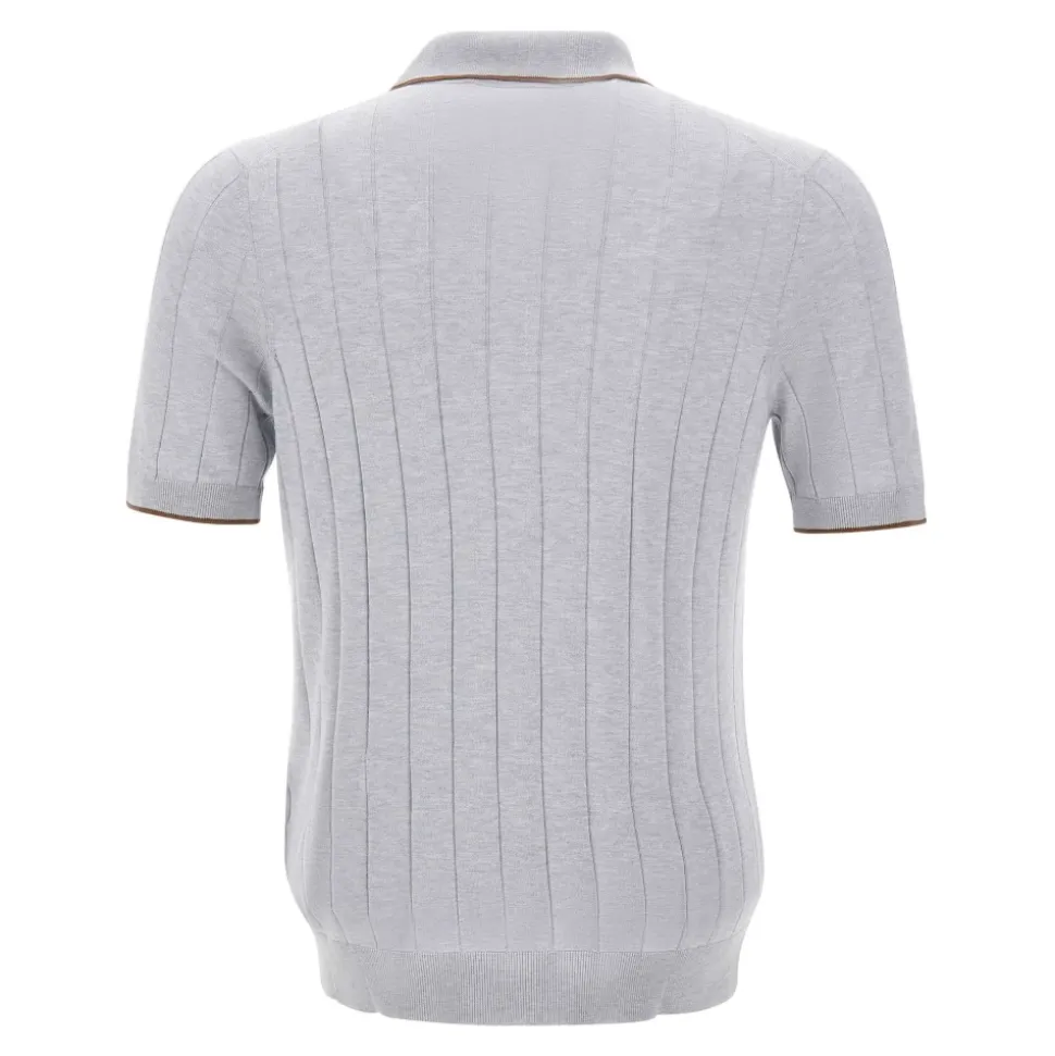 GRAN SASSO T-shirty i Polo SZARY