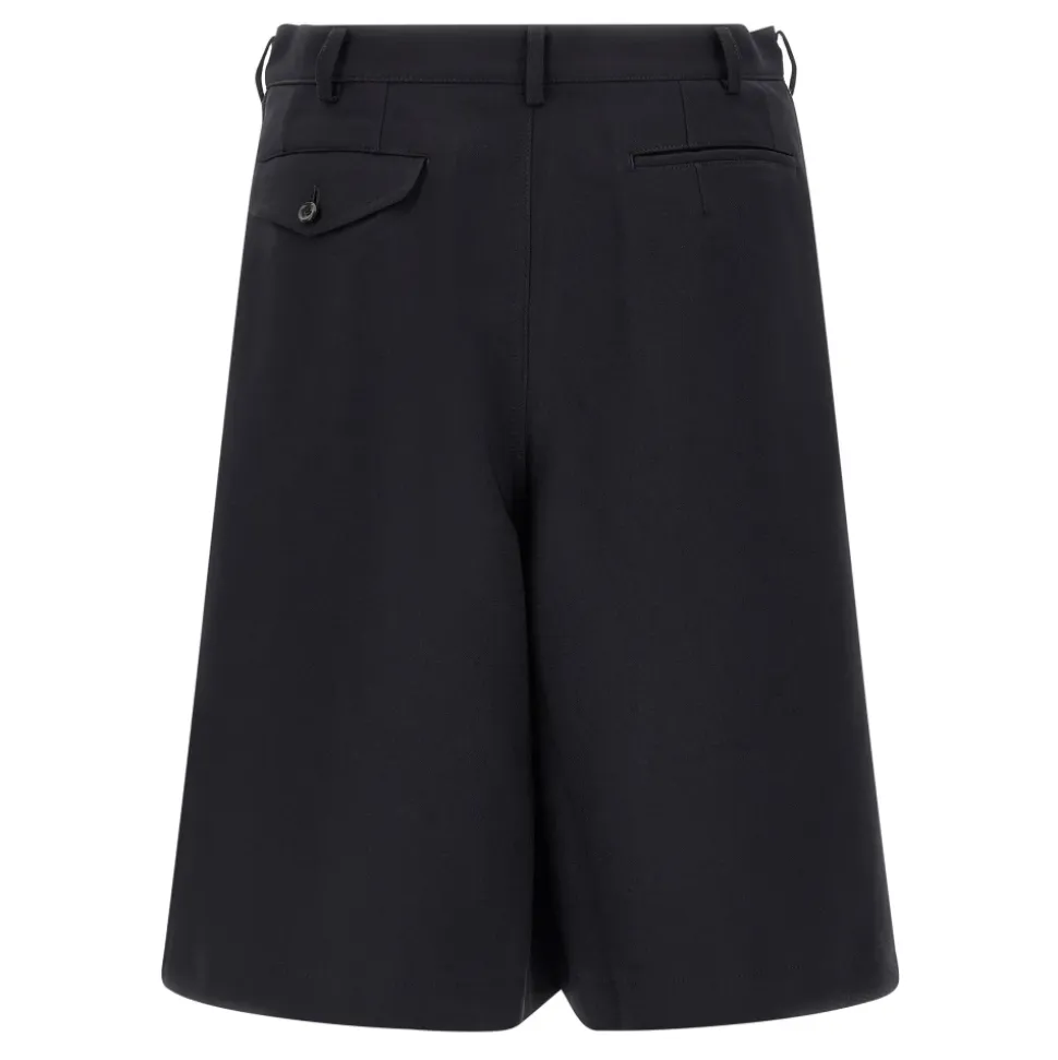 Herringbone Side-Zip Shorts