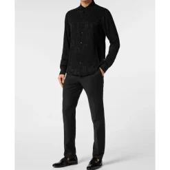 Jacquard Shirt Sugar Daddy Cut LS Monogram