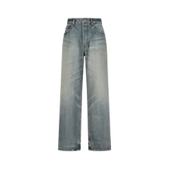 Jeansy Max z Bawełnianego Denimu