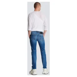Jeansy slim-fit z bawełny