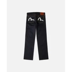 Jeansy z Nadrukowaną Kieszenią