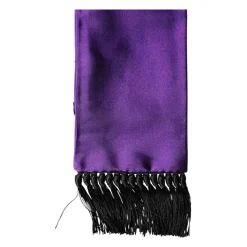 Jedwabna apaszka Foulard z frędzlami