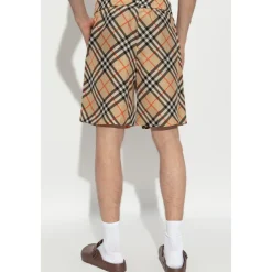 Jedwabne szorty w kratę Vintage Check