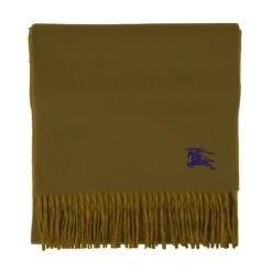 Jedwabny Szal z Wełny - Khaki Kaszmir