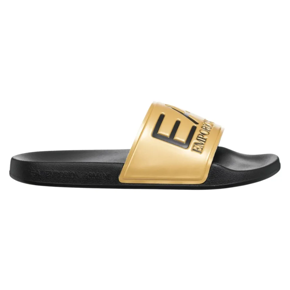 Klapki z logo Tape