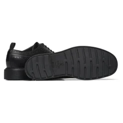 Klasyczne Czarne Buty Skórzane Oxford