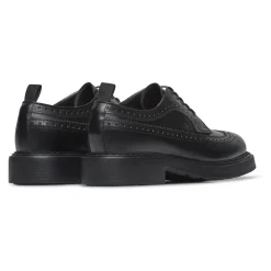 Klasyczne Czarne Buty Skórzane Oxford
