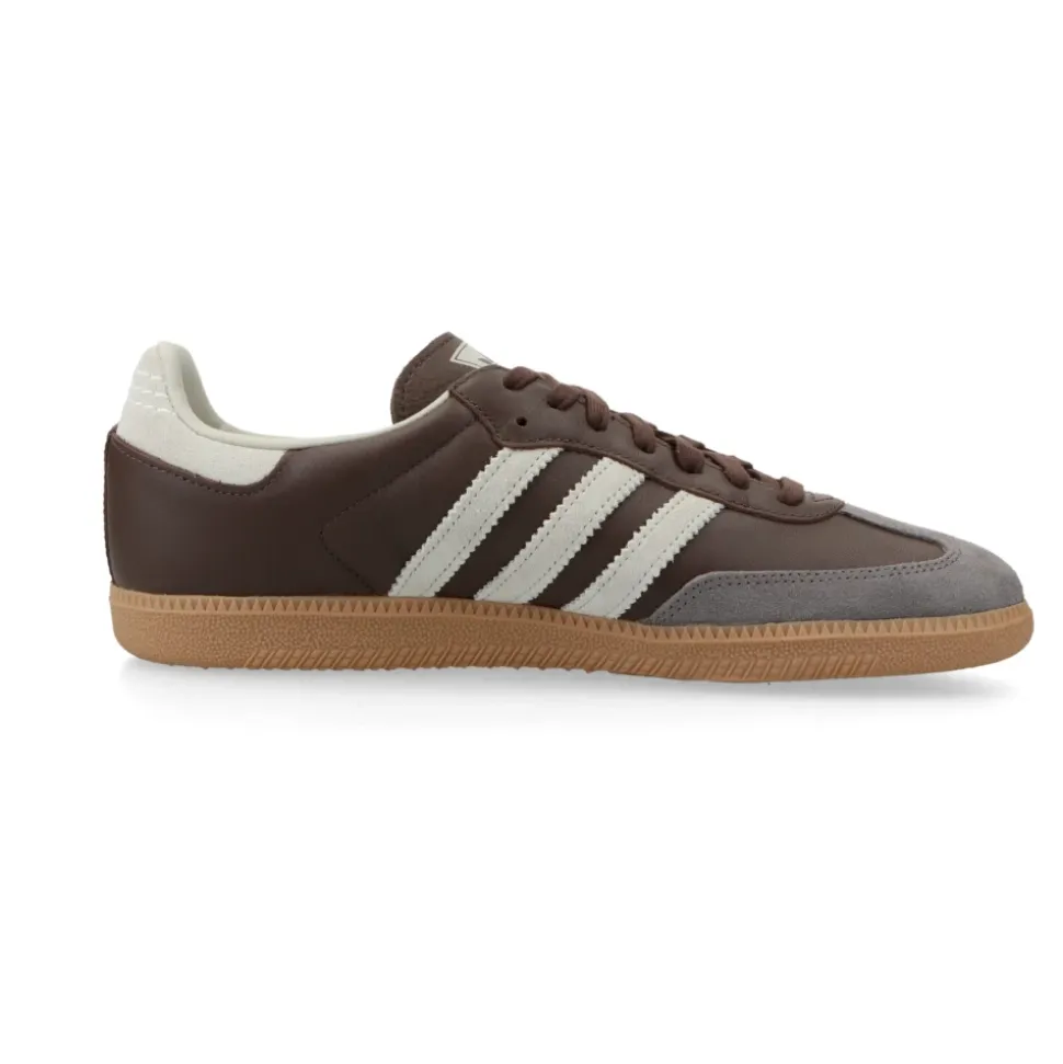 Klasyczne Samba OG Sneakers Brąz Szary Złoto