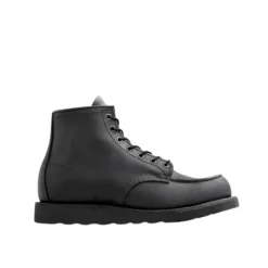 Klasyczne skórzane buty typu Moc, czarne