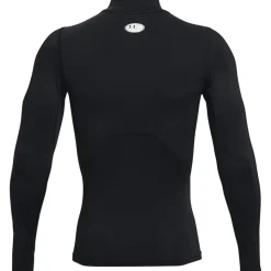 Kompresyjny T-shirt Treningowy Bieg Mężczyźni Czarny