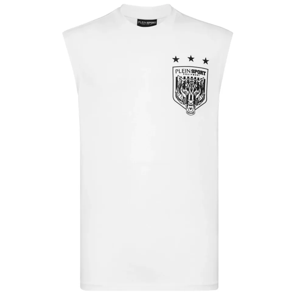 Koszulka Bez Rękawów z Okrągłym Dekoltem Tiger Crest Edition