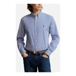Koszulka w paski z elastycznej popeliny Stretch Poplin
