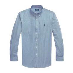 Koszulka w paski z elastycznej popeliny Stretch Poplin