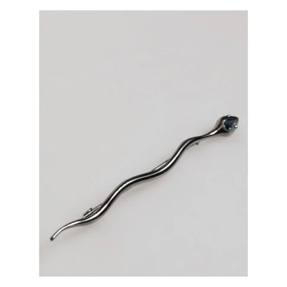 Kryształowy Serpente Broszka Pin