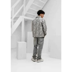 Kurtka Jacquard Flower Full-zip