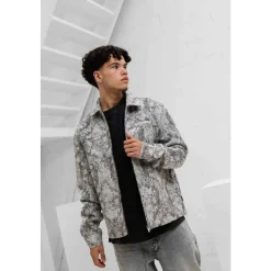 Kurtka Jacquard Flower Full-zip