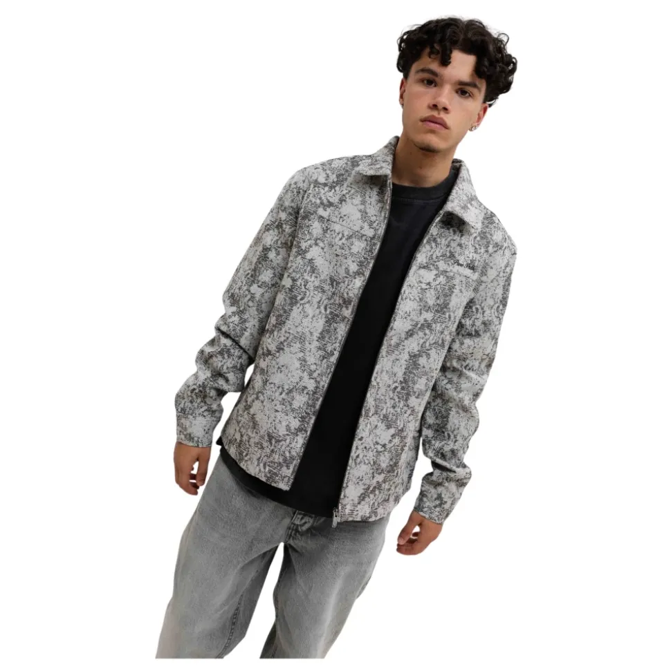 Kurtka Jacquard Flower Full-zip