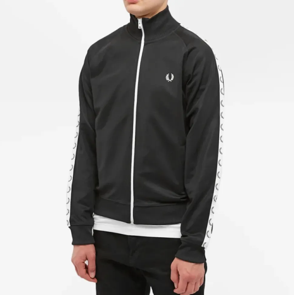 Kurtka sportowa w stylu retro z taśmą