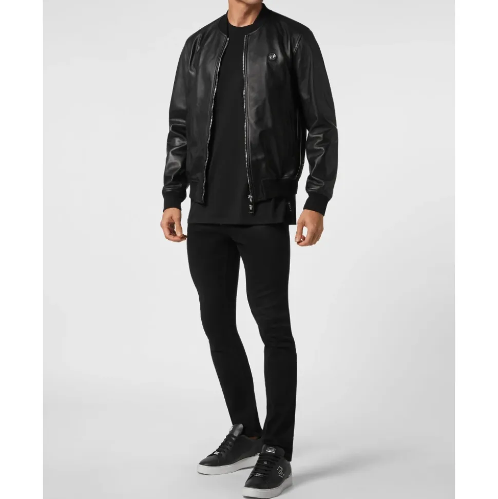 Leather Bomber