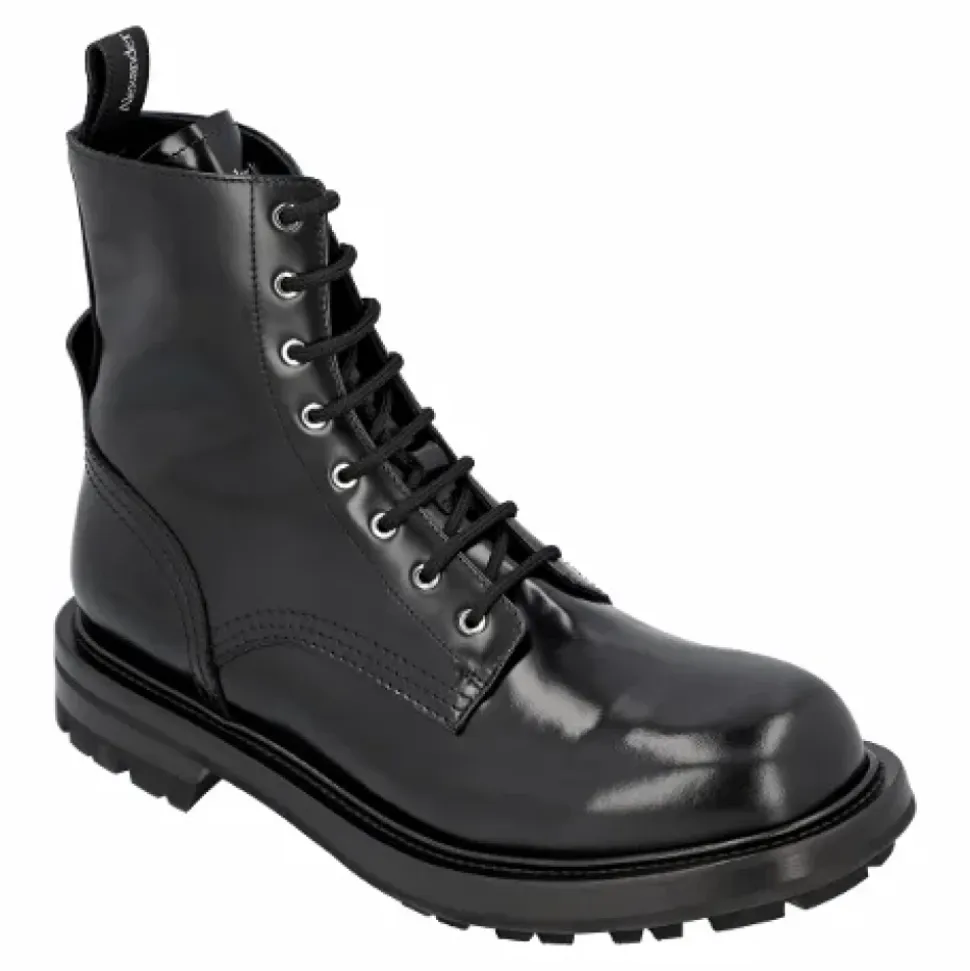 Leather boots