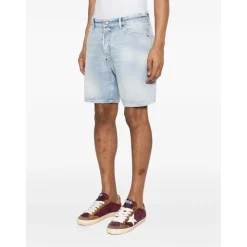 Light Diagonale Wash Shorts