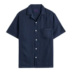 Linen Camp Collar Shirt