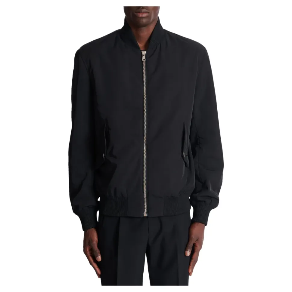 Logo Nylon Bomber Jacket